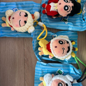 일괄 짱구 인형키링 미사용