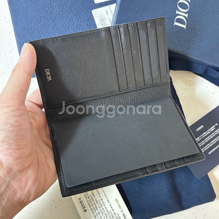 [S+급/정품] 디올 CD 아이콘 2단 롱 카드지갑--5