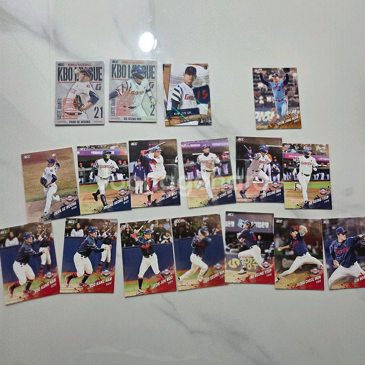 2025 KBO 카드(기아 한화 롯데 엘지 엔 쓱 킅)--2