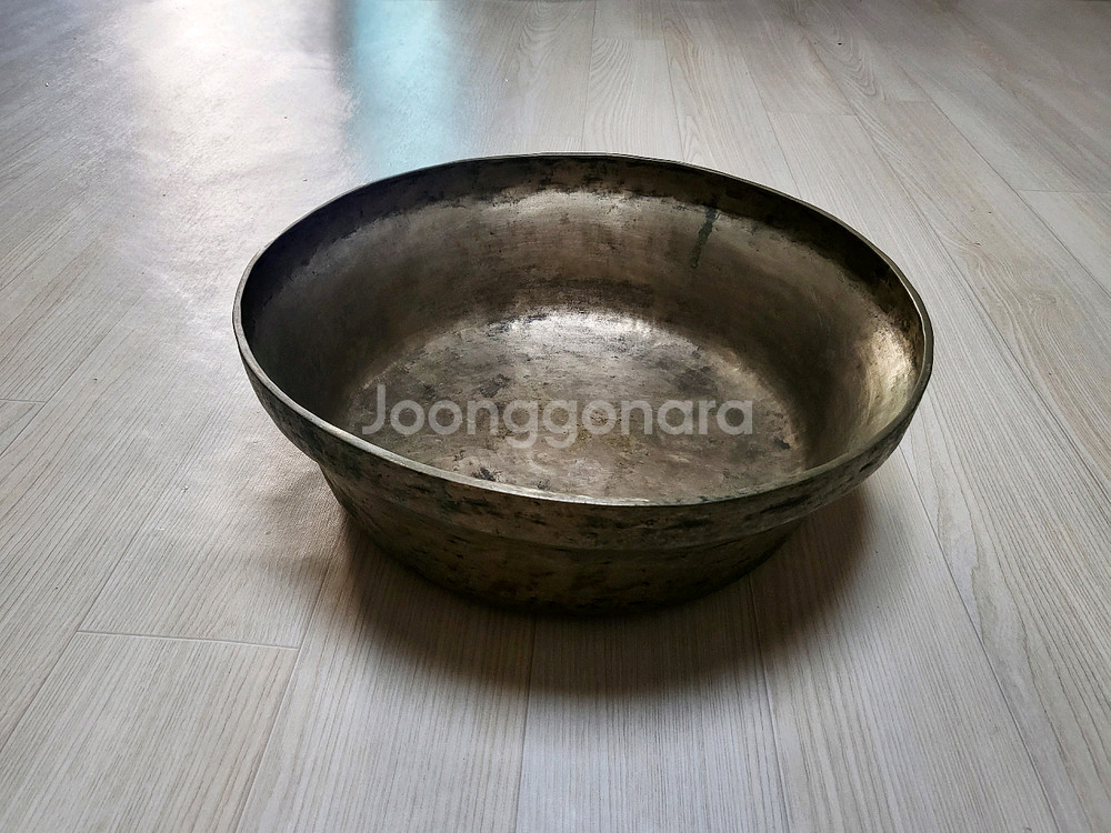 급매>전통 방짜푼주(옛날 유기 놋그릇 골동품)--0