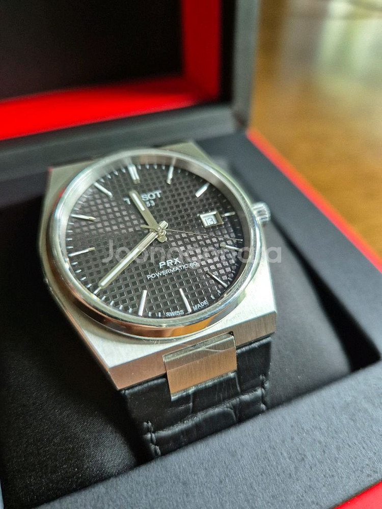 티쏘 prx 파워매틱 40mm 검판--1