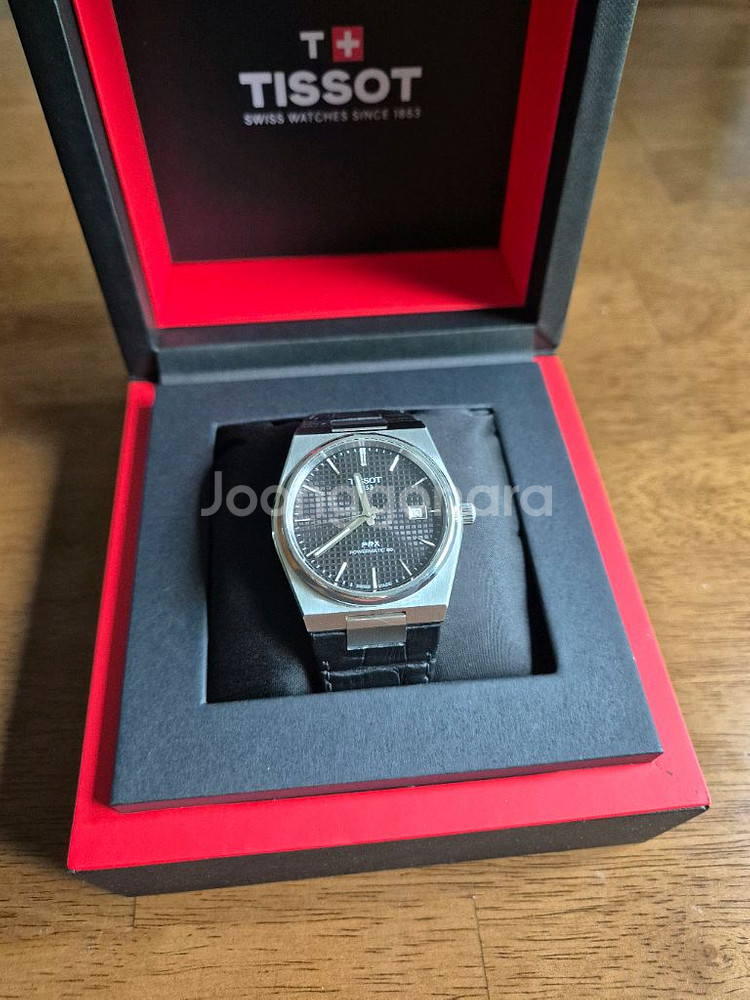 티쏘 prx 파워매틱 40mm 검판--0
