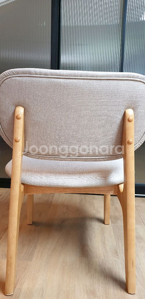 동서가구 비스 낮은 원목의자--5