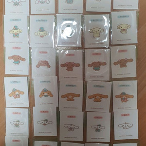 시나모롤카페 띠부씰 30종