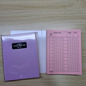 아오라 omr 점착메모지 핑크