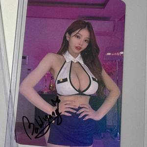 바비앙 친필 싸인 포토카드