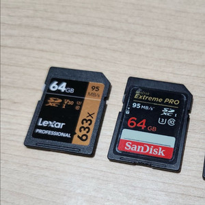 렉사 64g, 샌디스크 익스트림 프로 64g sd