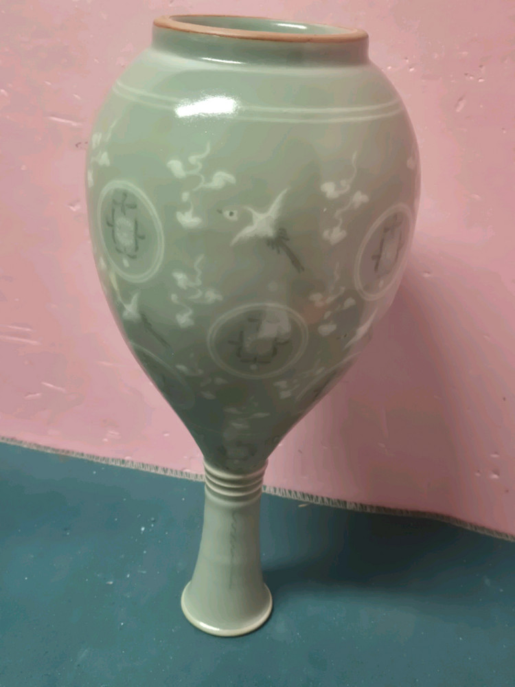 강진청자(국화문)관요 이미지