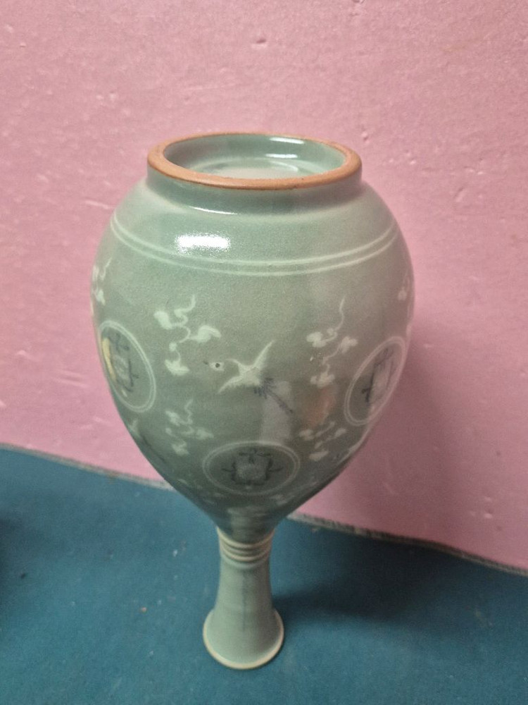 강진청자(국화문)관요 이미지