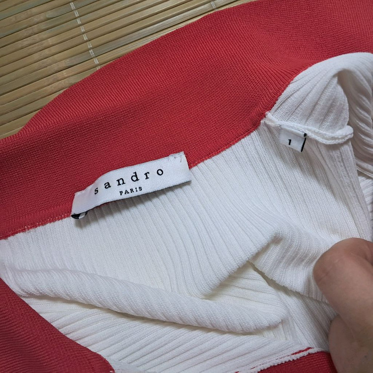 Sandro 산드로 여성 반팔 니트 1사이즈(약55)--5