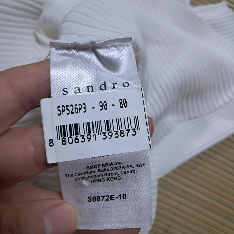 Sandro 산드로 여성 반팔 니트 1사이즈(약55)--6