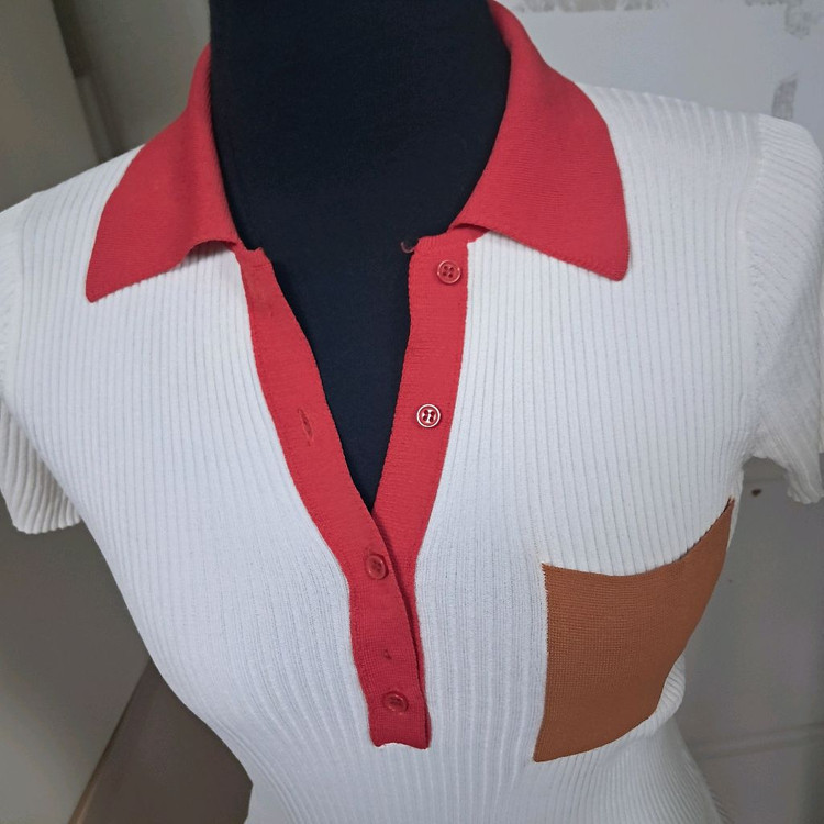 Sandro 산드로 여성 반팔 니트 1사이즈(약55)--3