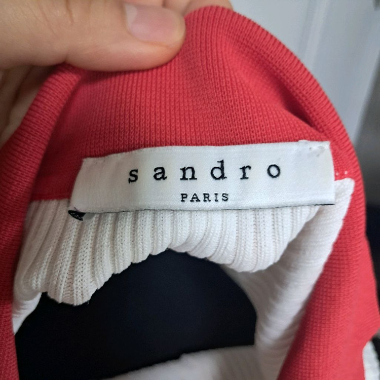 Sandro 산드로 여성 반팔 니트 1사이즈(약55)--4