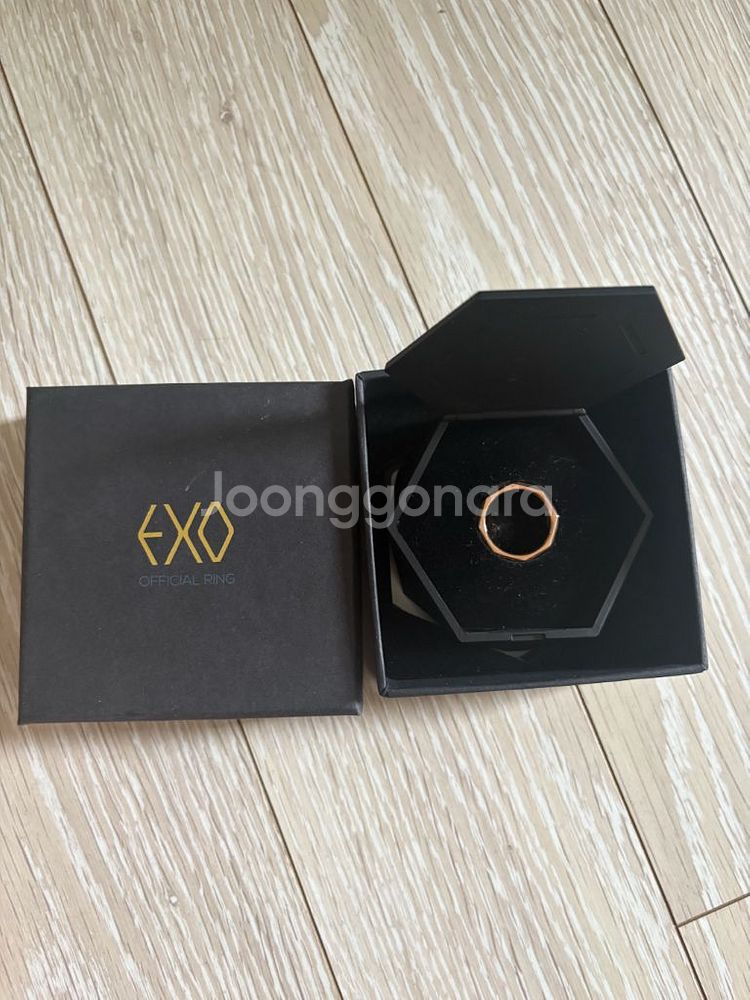 엑소 반지 로즈골드 11호--0