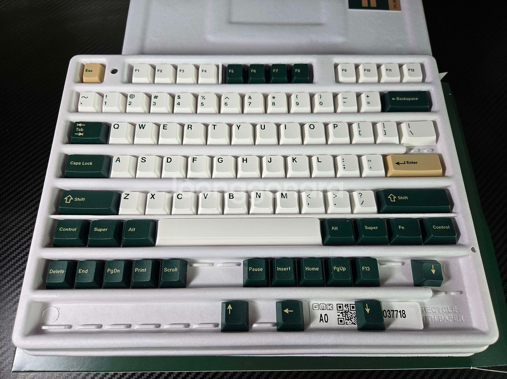 GMK racing green 키보드 키캡--1