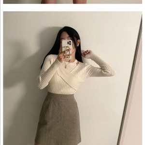 토미울헤링본스커트 / 울스커트 / 겨울 스커트 / 오피