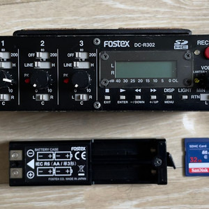 FOSTEX DC-R302 포터블 레코더 / 믹서