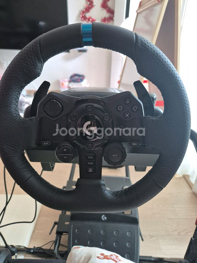 로지텍 G923 레이싱 휠 +체어--0