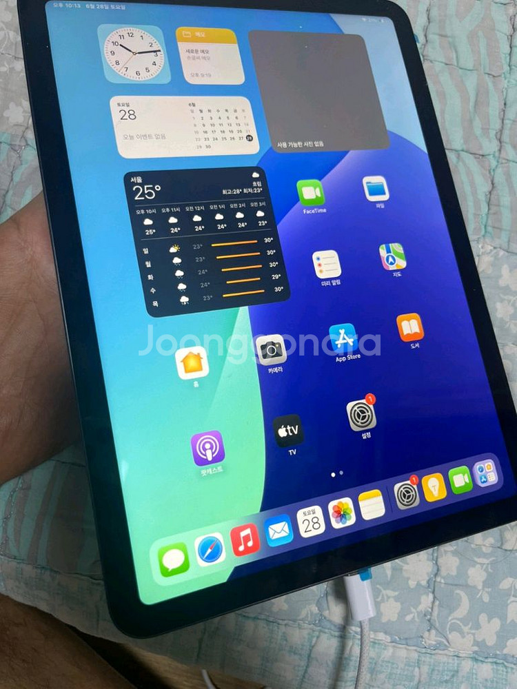 아이패드 에어5 m1 64gb 팝니다.--0