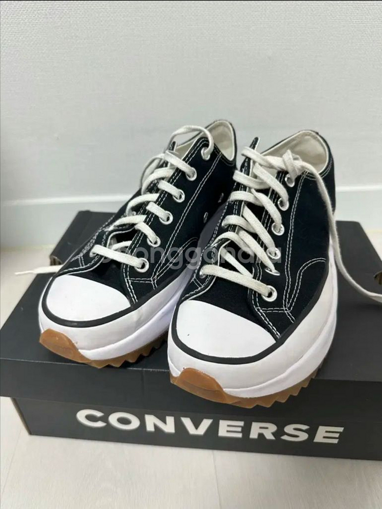 255 컨버스 런스타 하이크 로우 블랙--1
