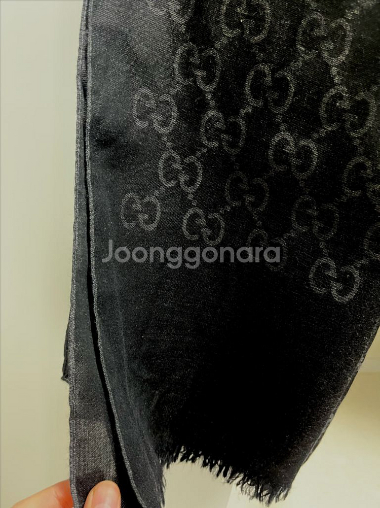구찌 울 투톤 머플러 / 아울렛 정품 보장--3