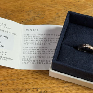 도나앤디 해븐 1부 랩다이아 반지 16호 배골