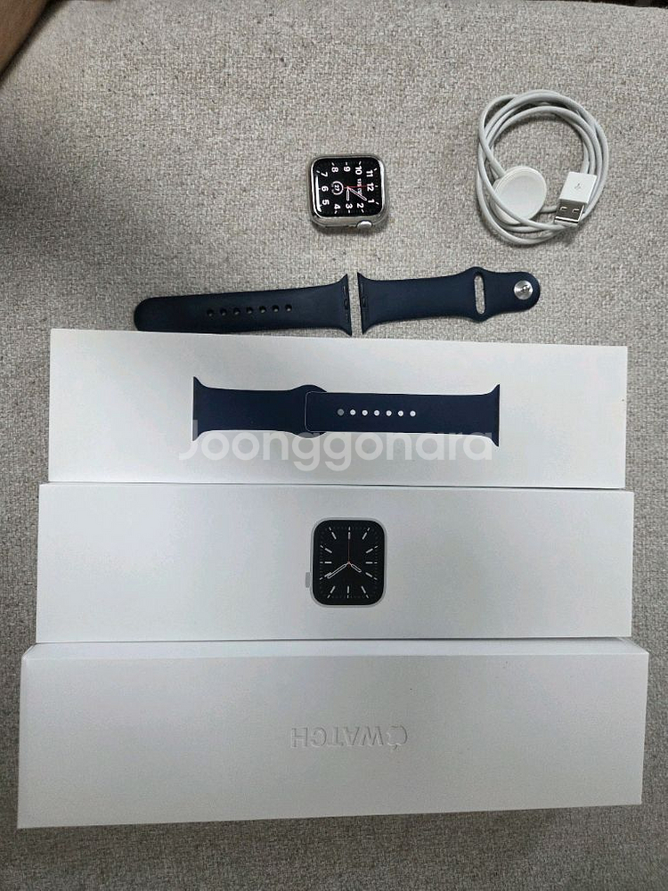 애플워치6 40mm 실버 알루미늄--0