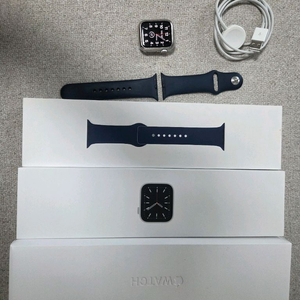애플워치6 40mm 실버 알루미늄