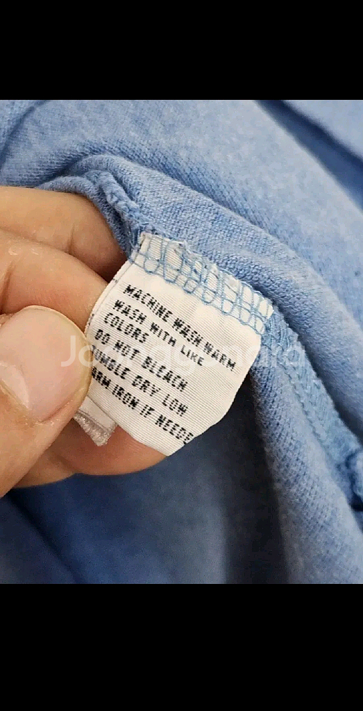 (M) 랄프로렌 폴로 반팔 카라티 하늘색 피케 티셔츠--4