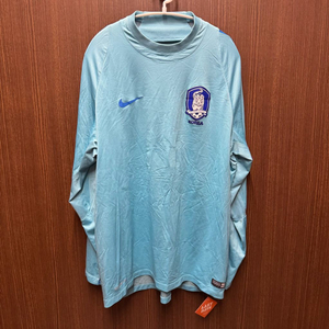 축구 국대 지급용 트레이닝탑 우븐 웜업 XXL