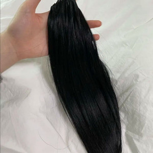붙임머리 20인치 블랙 한팩