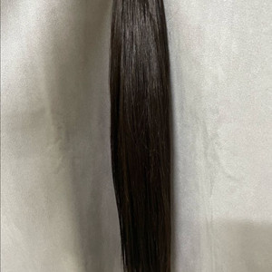 붙임머리 20인치 자연갈색 한팩