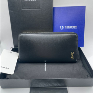 새상품 생로랑 미니로고 장지갑 637432