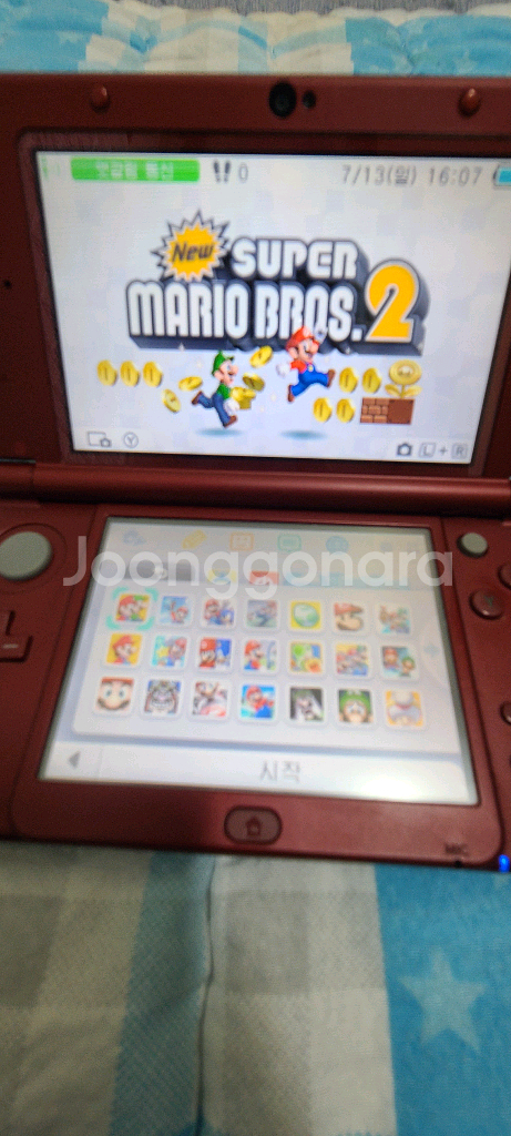 New 3DS XL 메탈릭 레드 판매합니다.--4