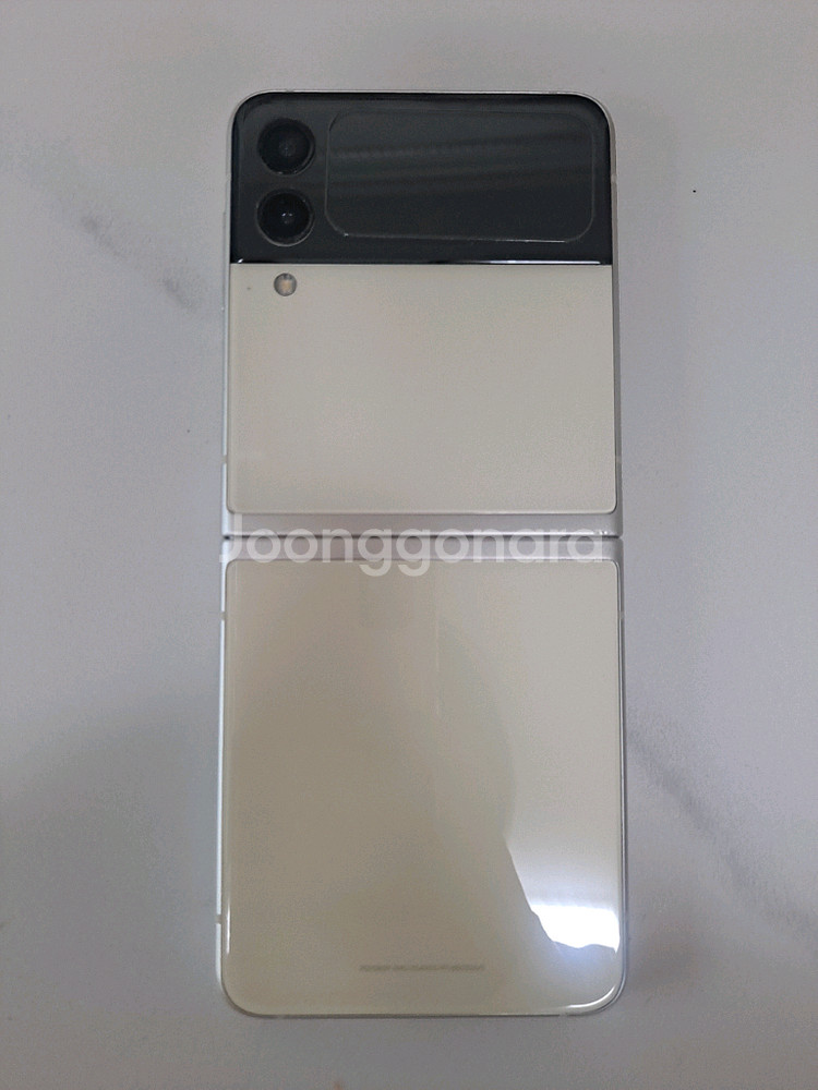 갤럭시 z플립3 256기가 크림--0