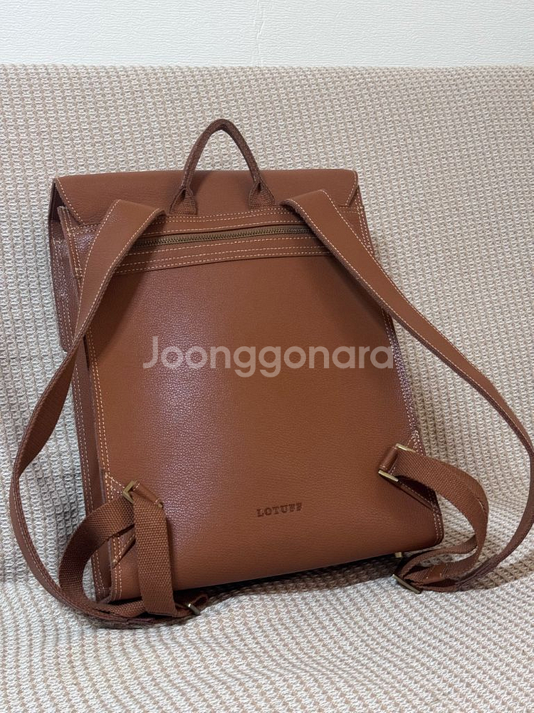 로터프 LO-4102 BR 가죽 카메라 백팩--3