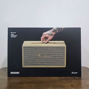 마샬 스탠모어3 정품 스피커 크림 새상품 팔아요