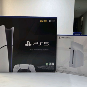 ps5 슬림 디지털 + 디스크 드라이브