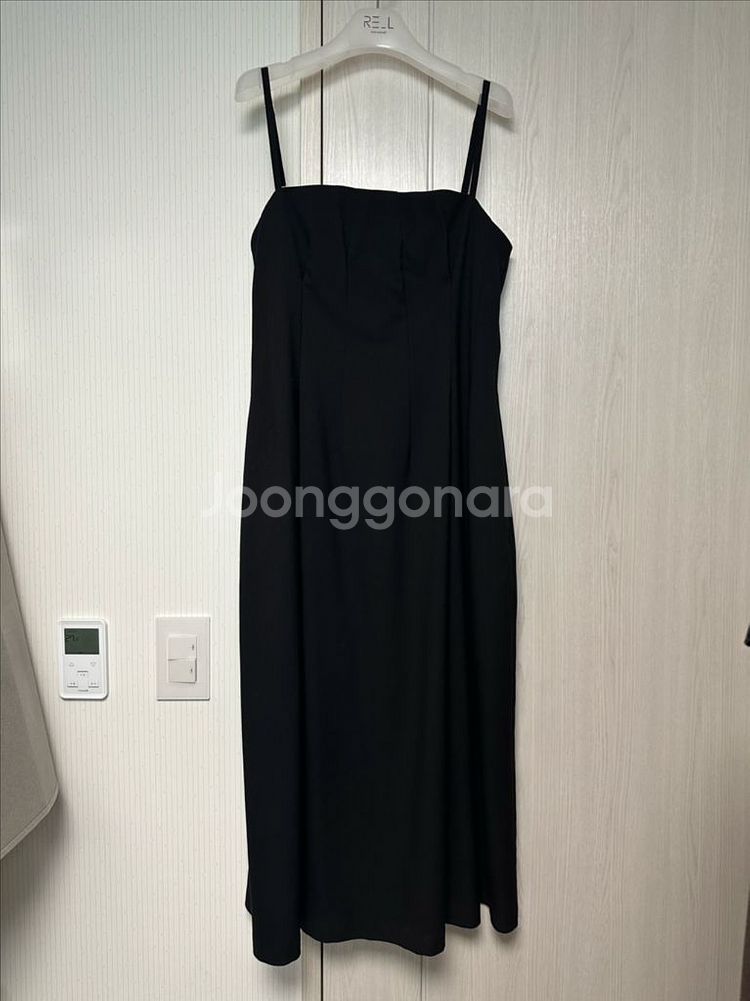 리엘 뷔스티에 원피스 블랙 M--0