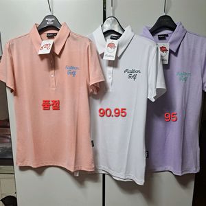 (90.95)MALBON 여성용 골프 반팔티