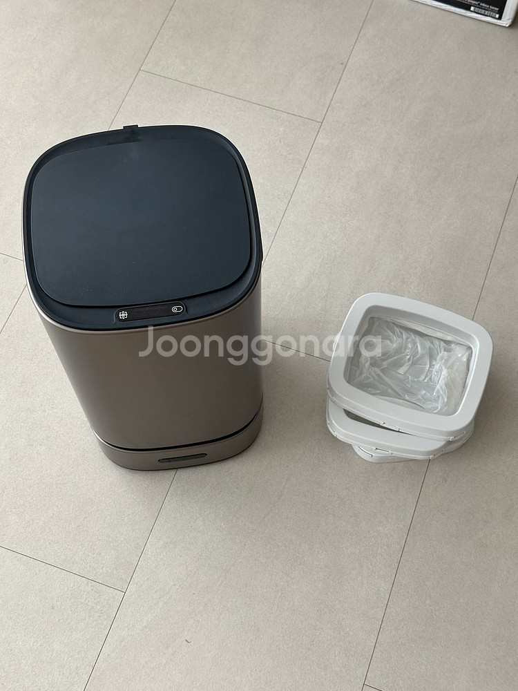 [새제품] 자동센서 휴지통 엘페코 오토실링 봉투 포함--1