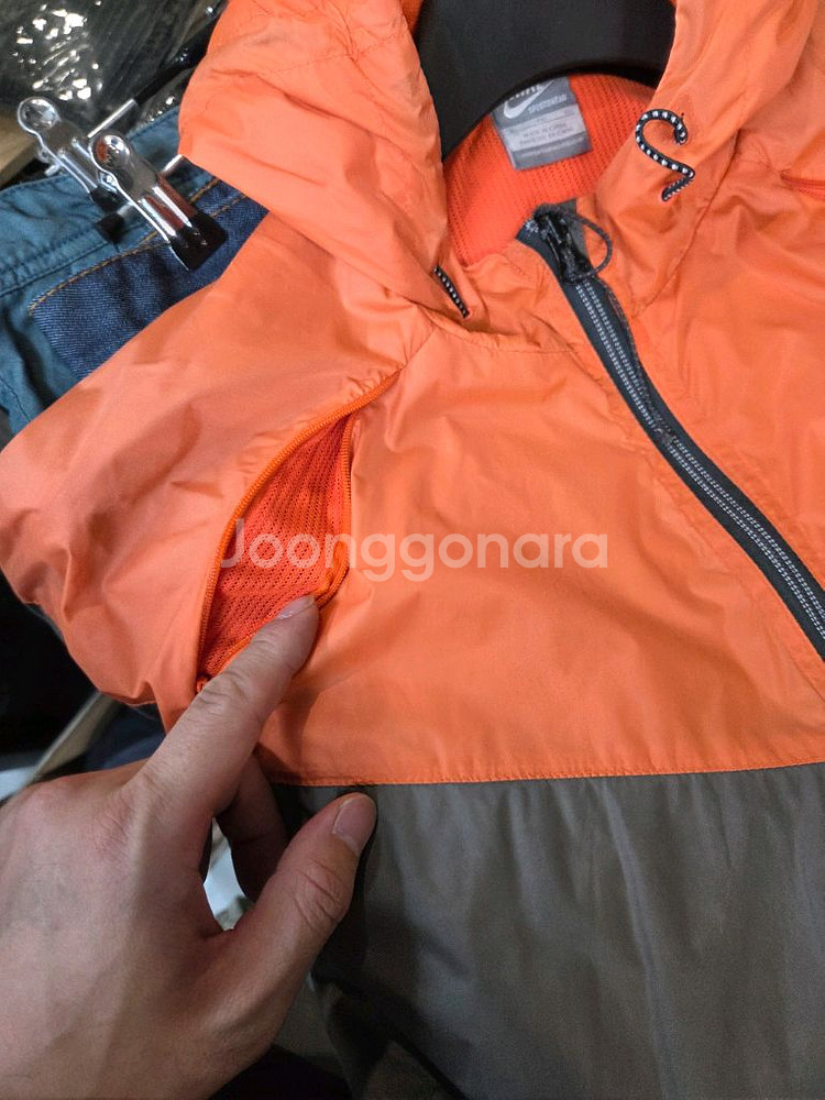 나이키 썸머 윈드러너 바람막이 자켓 xl--7