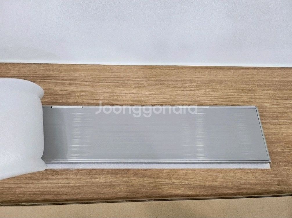 미사용 벨리카 일자 무지주 다리없는 선반--1