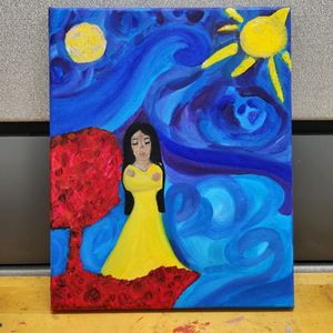 유화 그림 캔버스