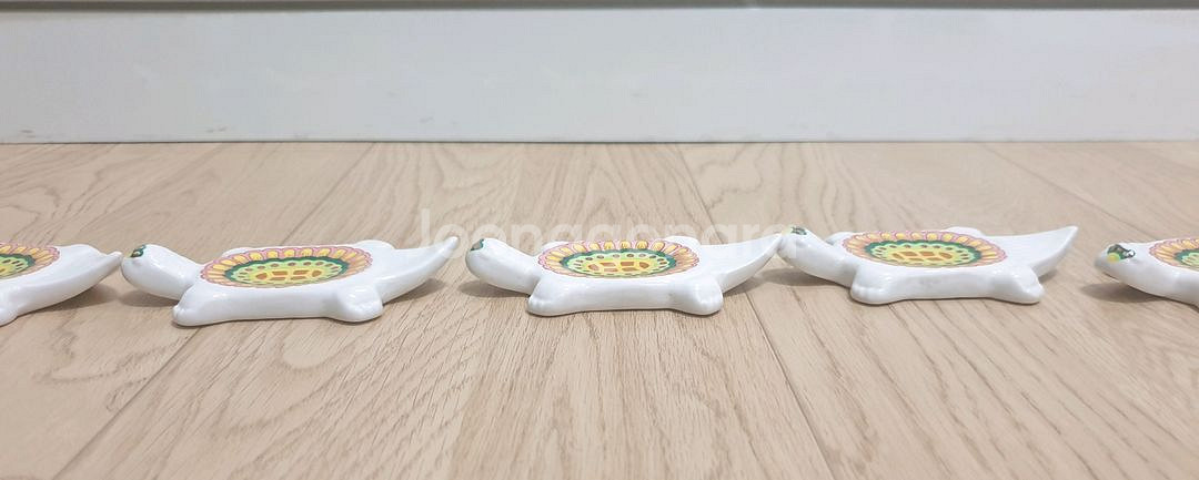 한국도자기 수저받침--3