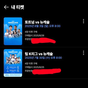 토트넘 대 뉴캐슬 2연석
