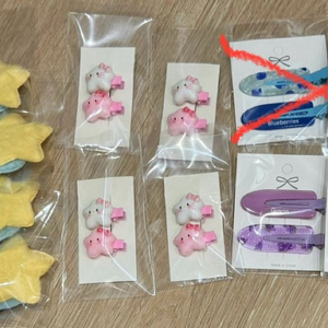 키티 별 스타 여름 머리핀 헤어고정핀