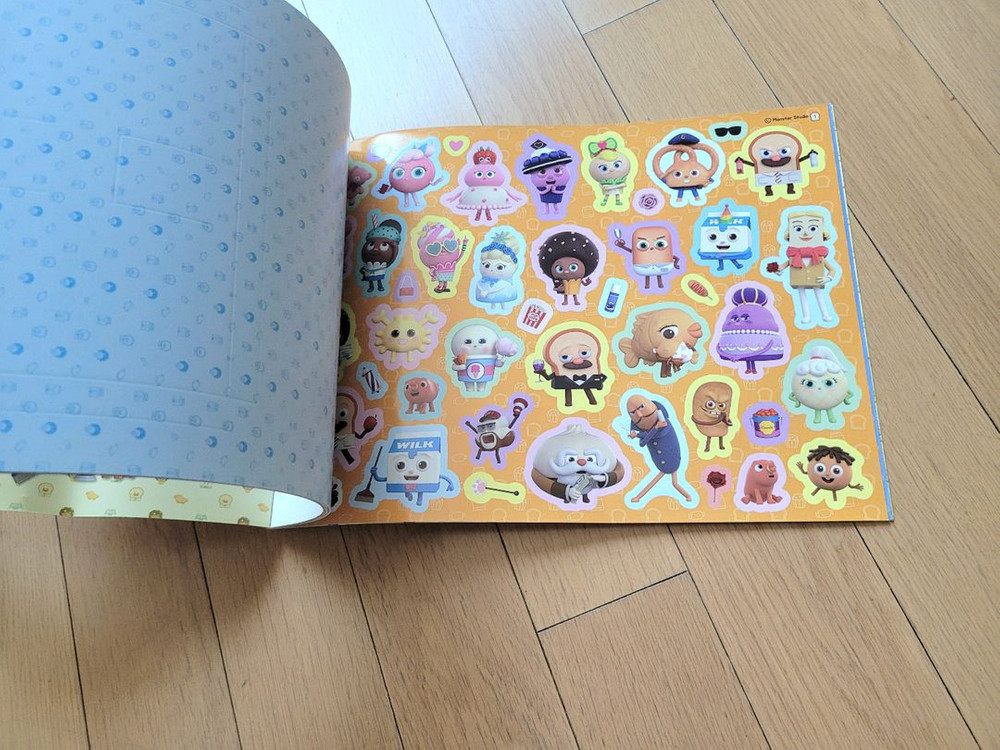 브레드이발소 색칠북 스티커 액자만들기 거의새거 이미지