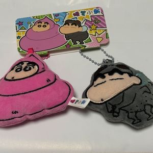 짱구 커플 인형 키링 삑삑이 파리 똥