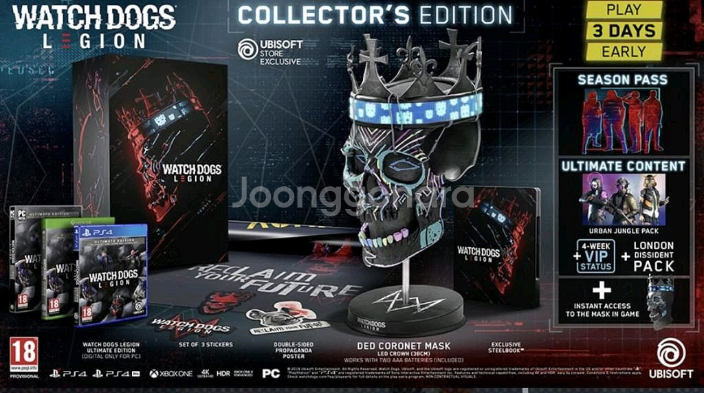 ps5 와치독스 리전 한정판--0
